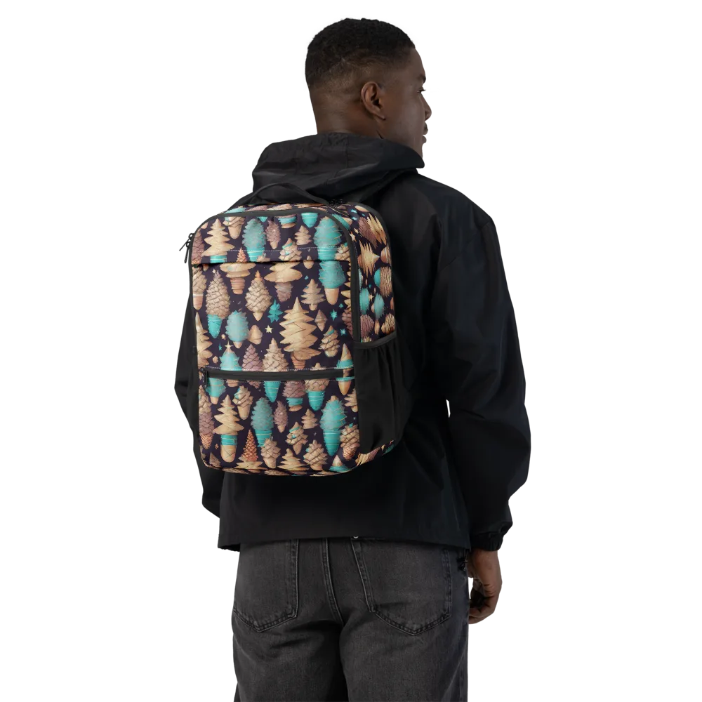 Cosmic Cone Garden on Utility Backpack — Back