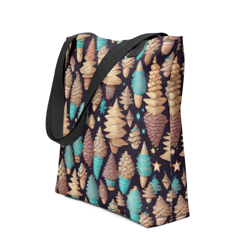 Cosmic Cone Garden on Tote Bag — Front