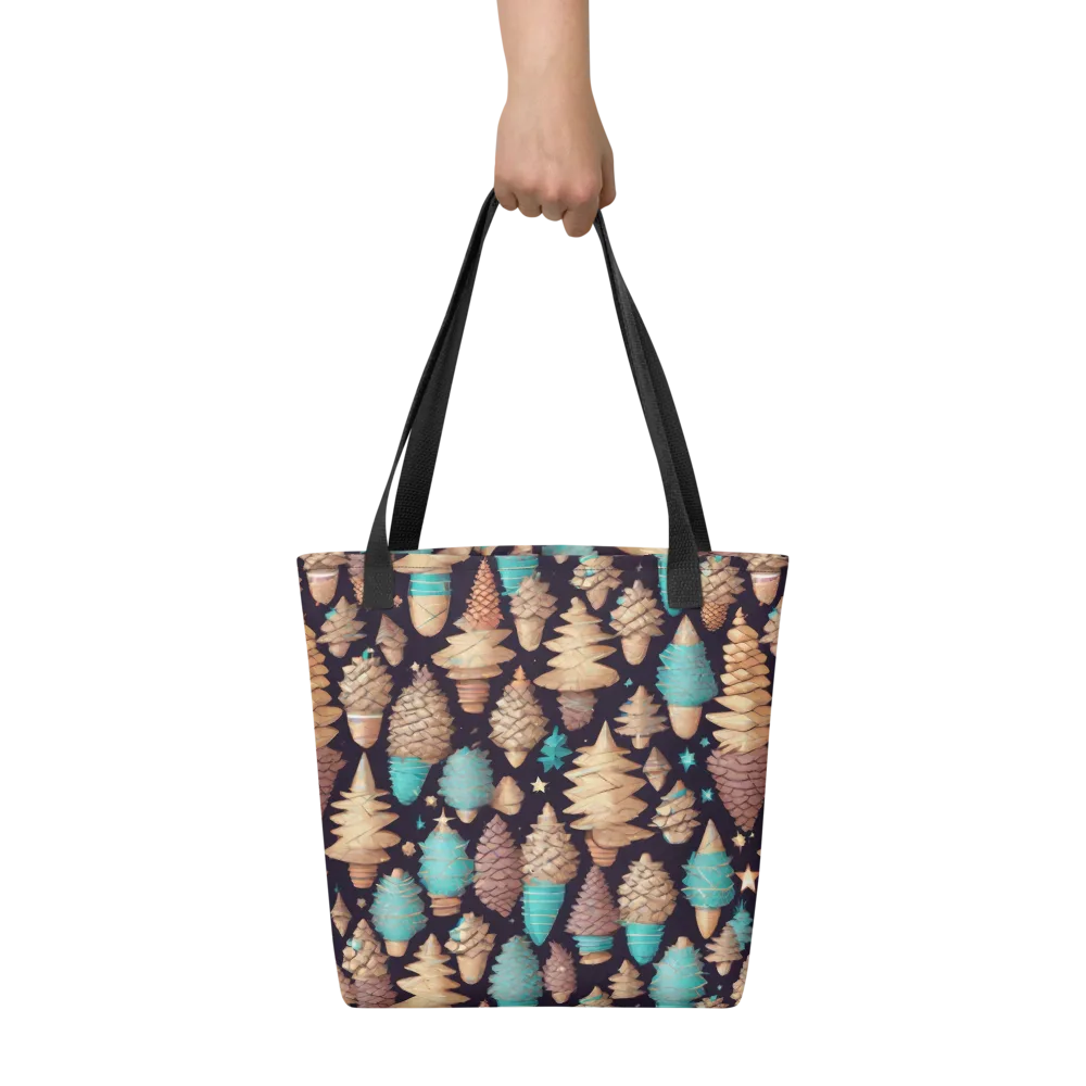Cosmic Cone Garden on Tote Bag — Front