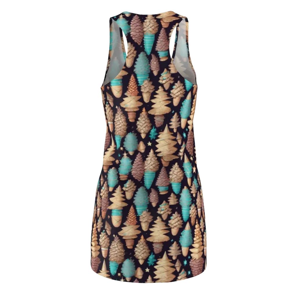 Cosmic Cone Garden on Racerback Dress — Back