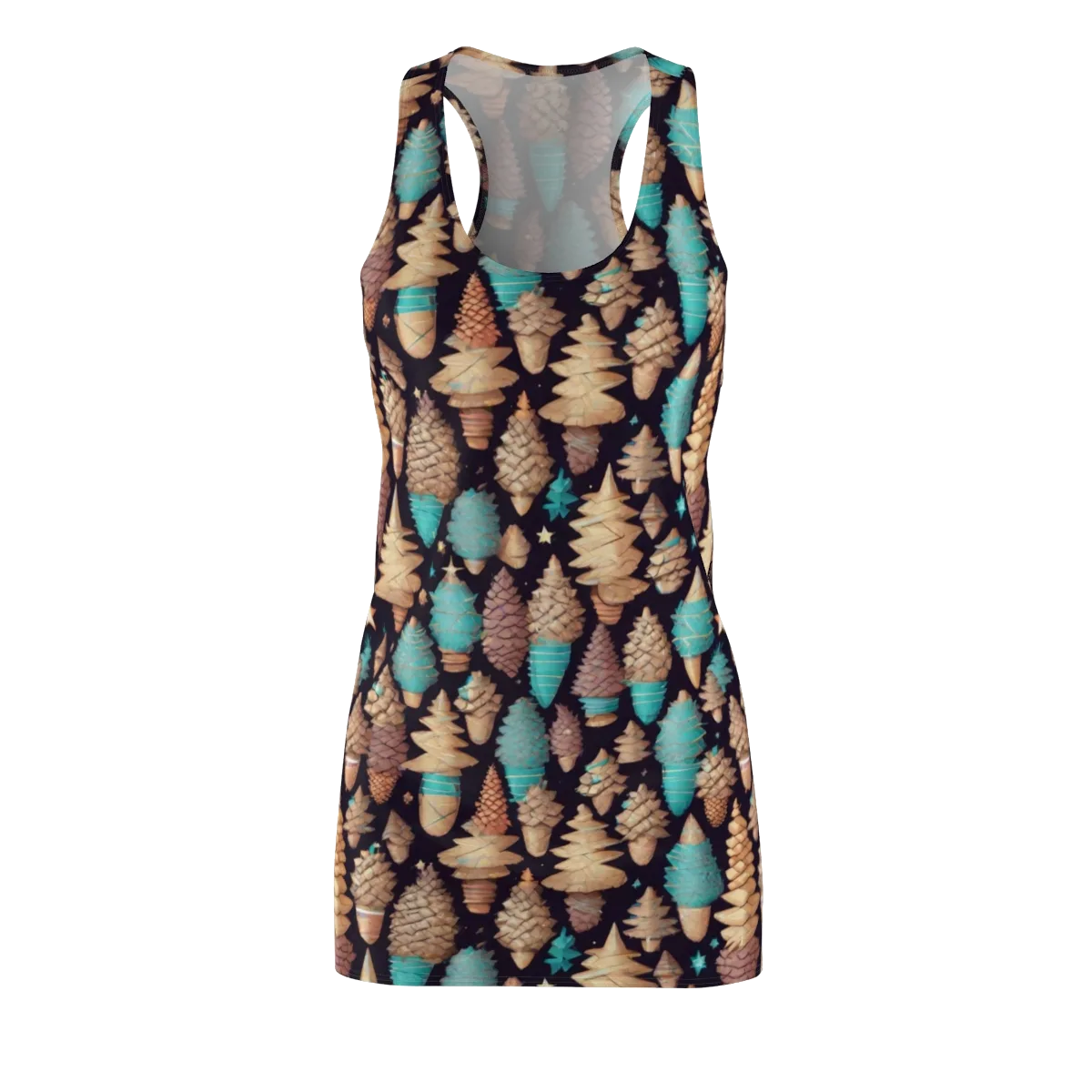 Cosmic Cone Garden on Racerback Dress — Front