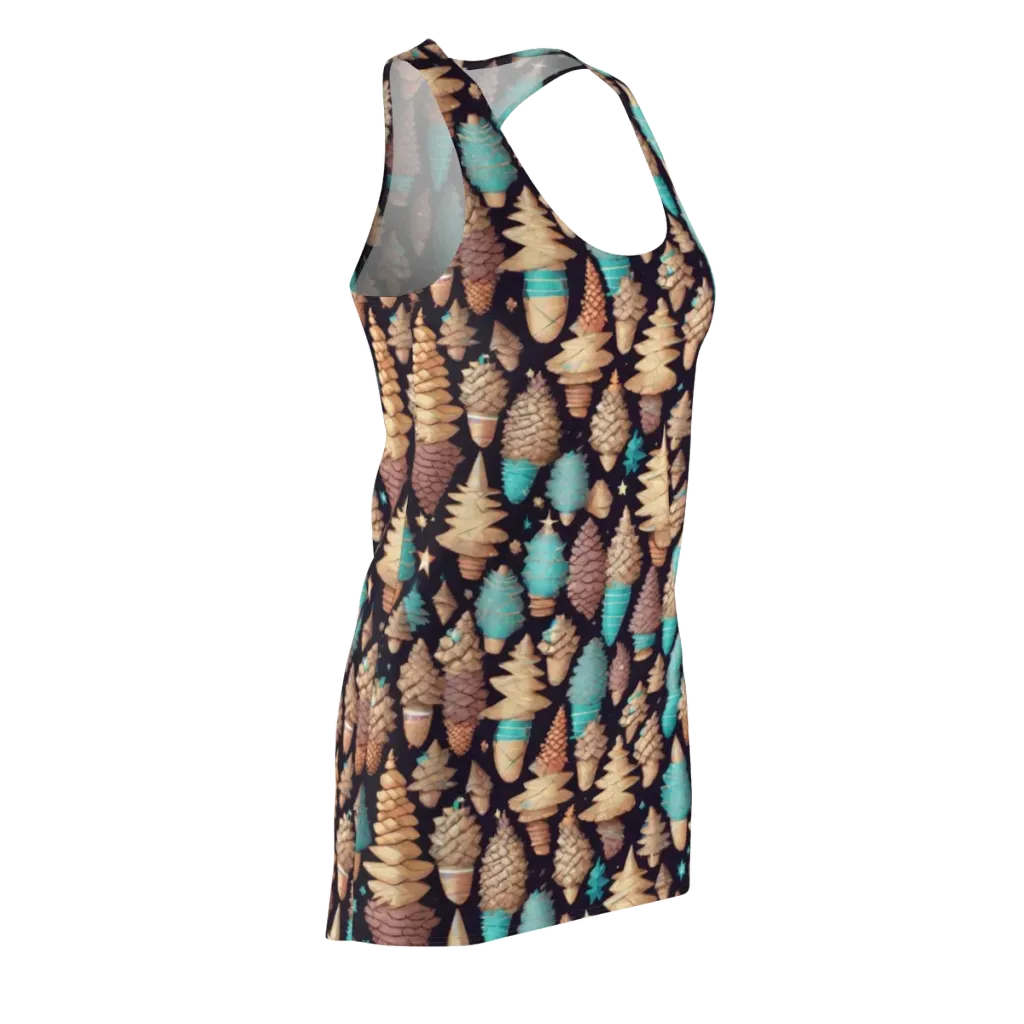 Cosmic Cone Garden on Racerback Dress — Front Side