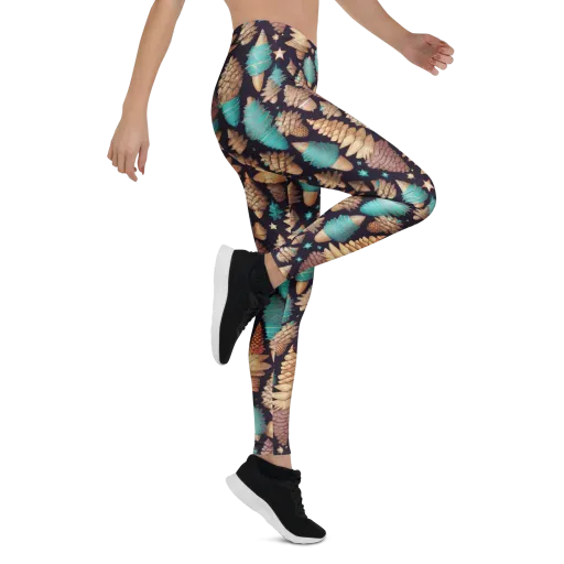 Cosmic Cone Garden on a Leggings