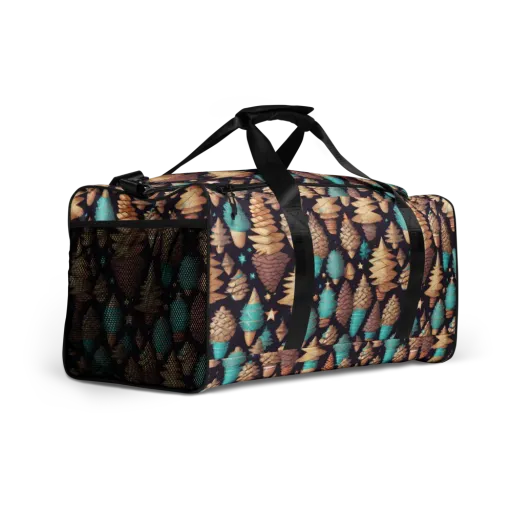 Cosmic Cone Garden on a Duffle Bag