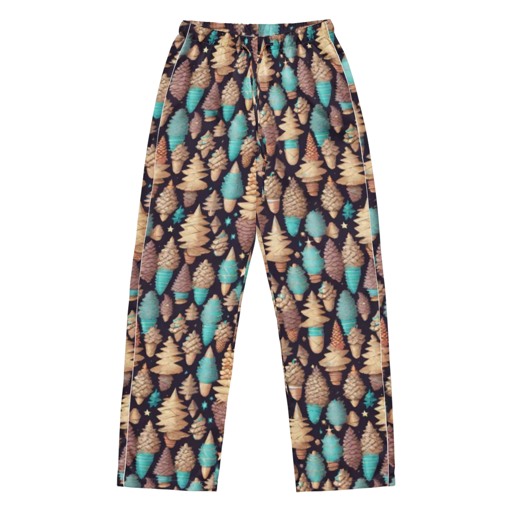 Cosmic Cone Garden on Women's Pajama Pants — Front