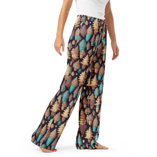 Cosmic Cone Garden on a Women's Pajama Pants