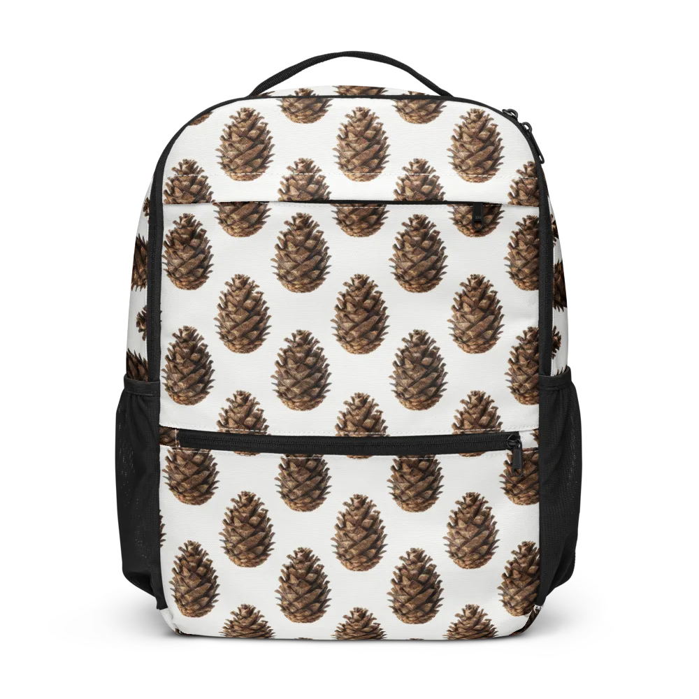 Pinecone Poise on Utility Backpack — Front