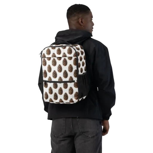 Pinecone Poise on a Utility Backpack