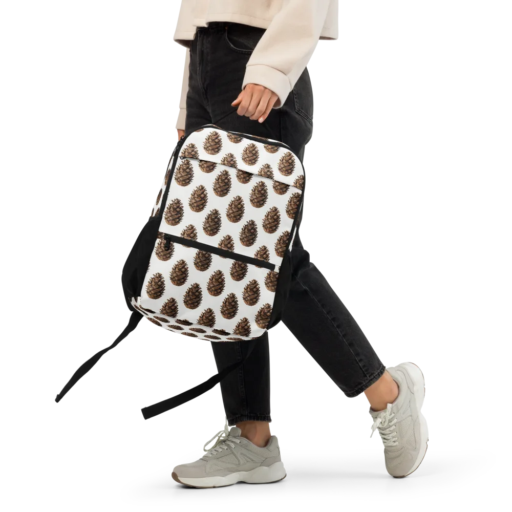 Pinecone Poise on Utility Backpack — Front