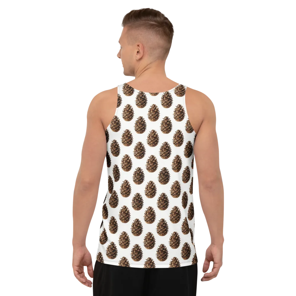Pinecone Poise on Men's Tank Top — Back