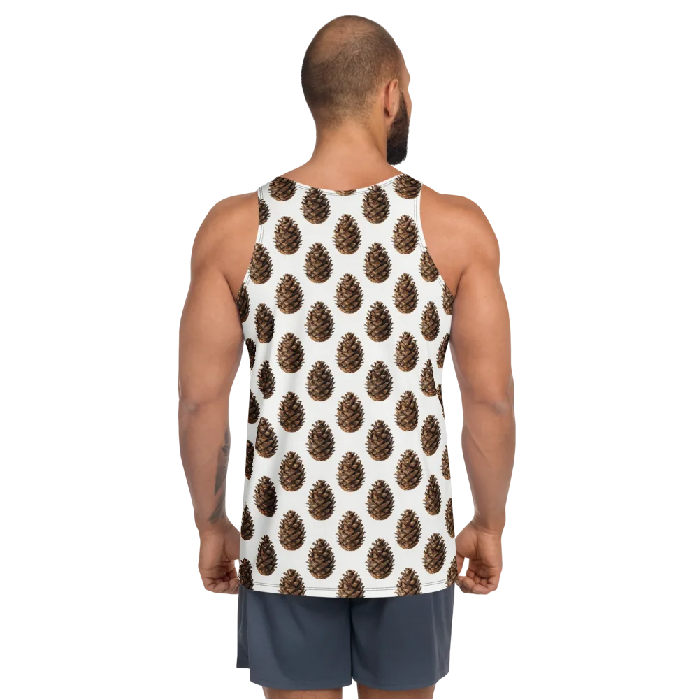 Pinecone Poise on Men's Tank Top — Back