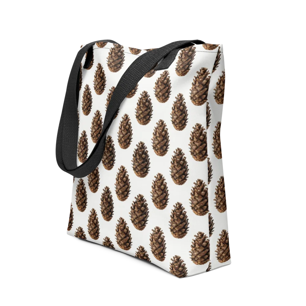 Pinecone Poise on Tote Bag — Front