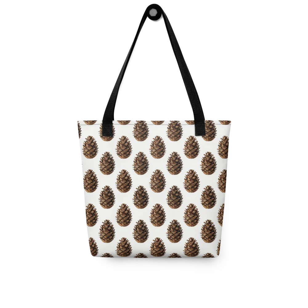 Pinecone Poise on Tote Bag — Front