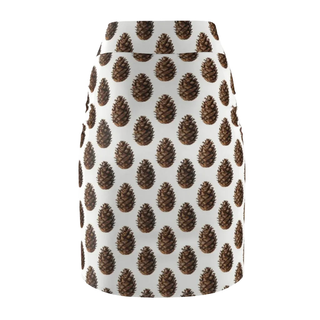 Pinecone Poise on Pencil Skirt — Back