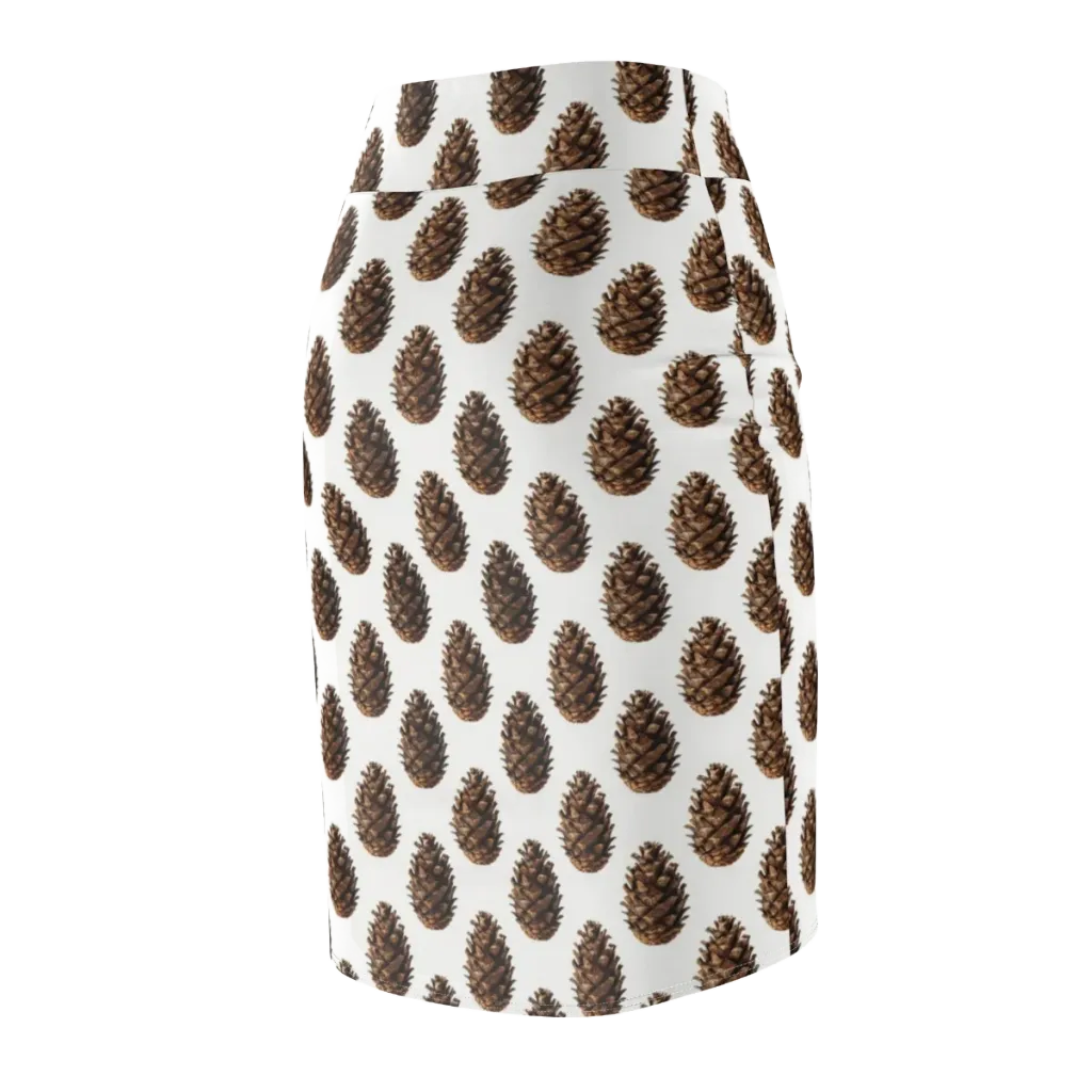 Pinecone Poise on Pencil Skirt — Back Side