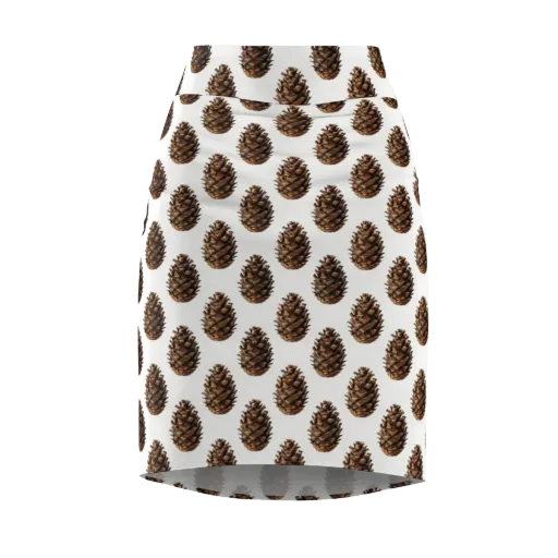 Pinecone Poise on a Pencil Skirt