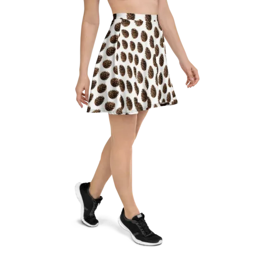 Pinecone Poise on a Skater Skirt