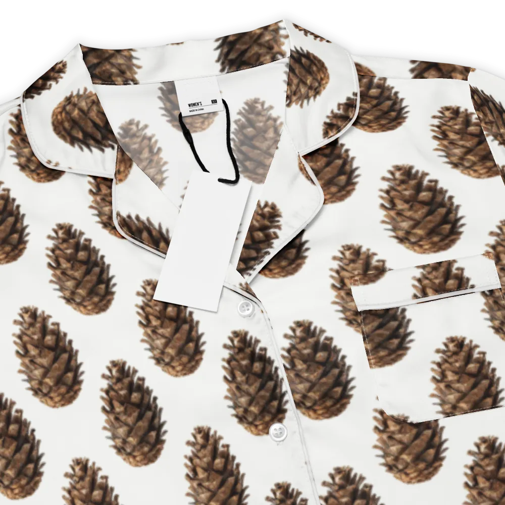 Pinecone Poise on Women's Short Sleeve Pajama Top — Product details