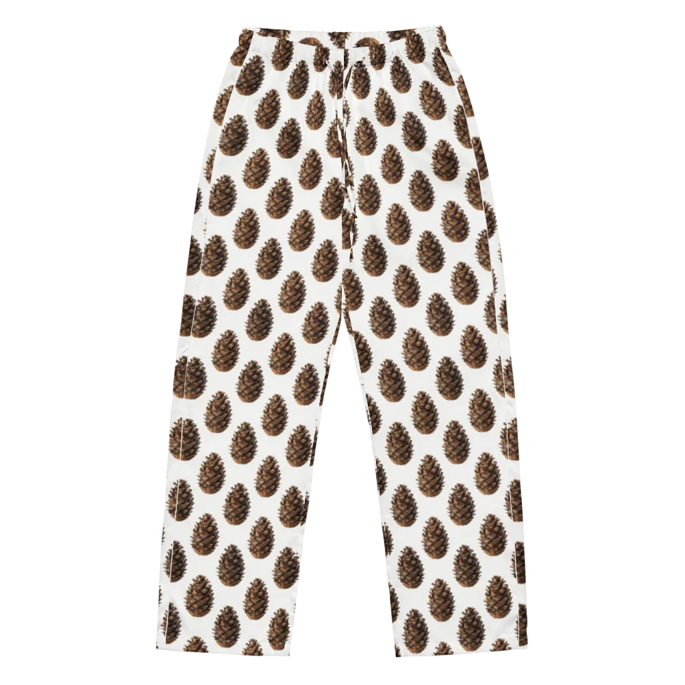 Pinecone Poise on Women's Pajama Pants — Front