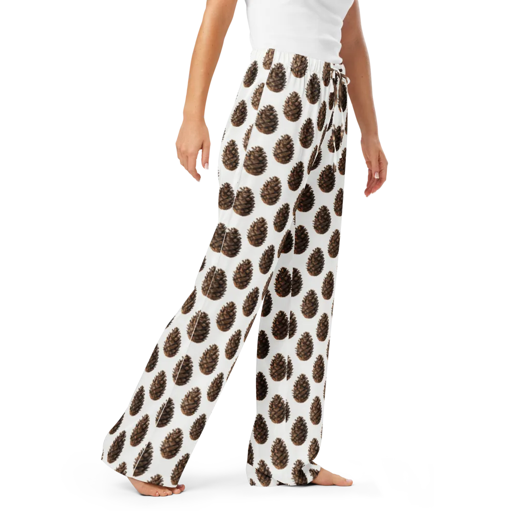 Pinecone Poise on Women's Pajama Pants — Right Front