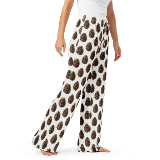 Pinecone Poise on a Women's Pajama Pants