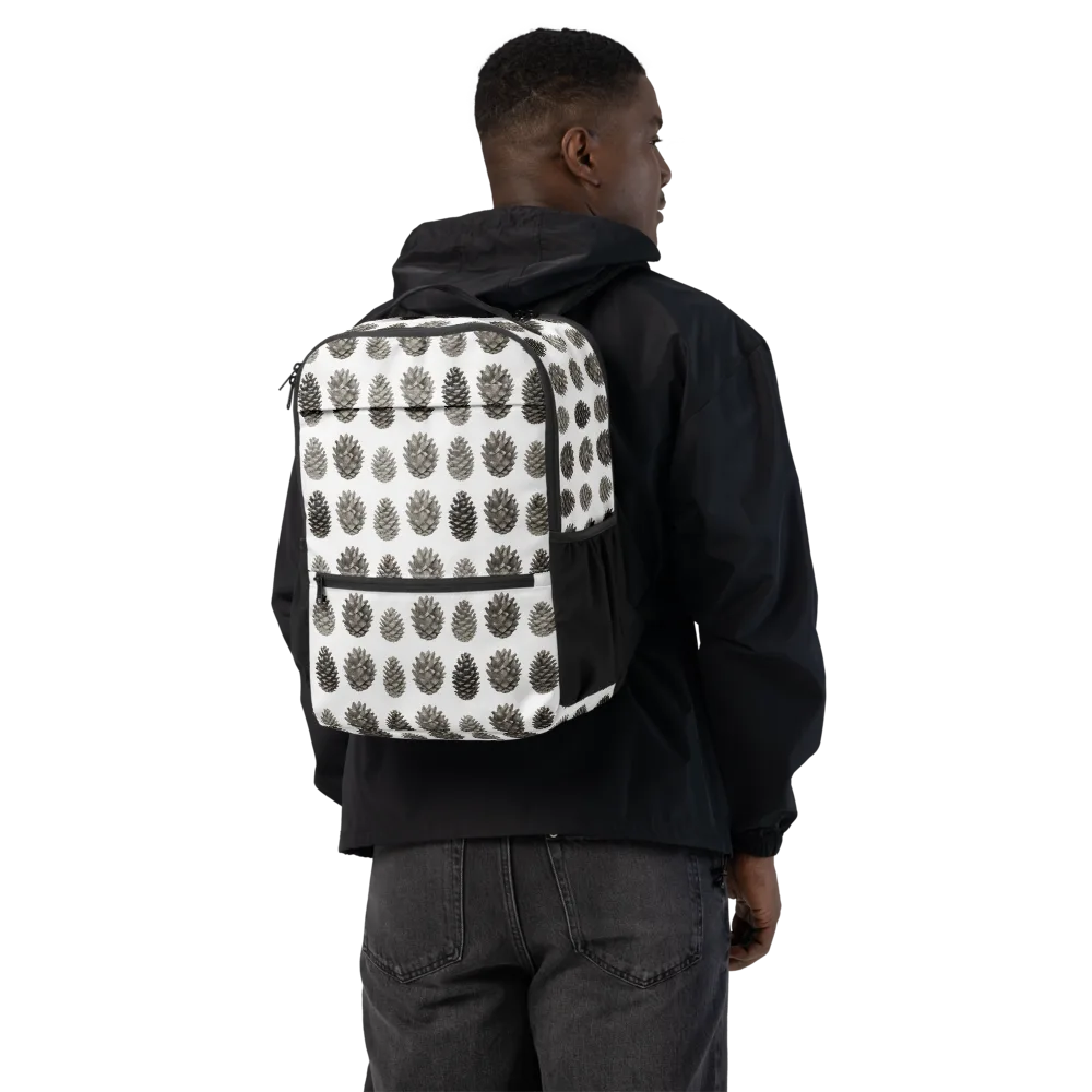 Winter Cone on Utility Backpack — Back