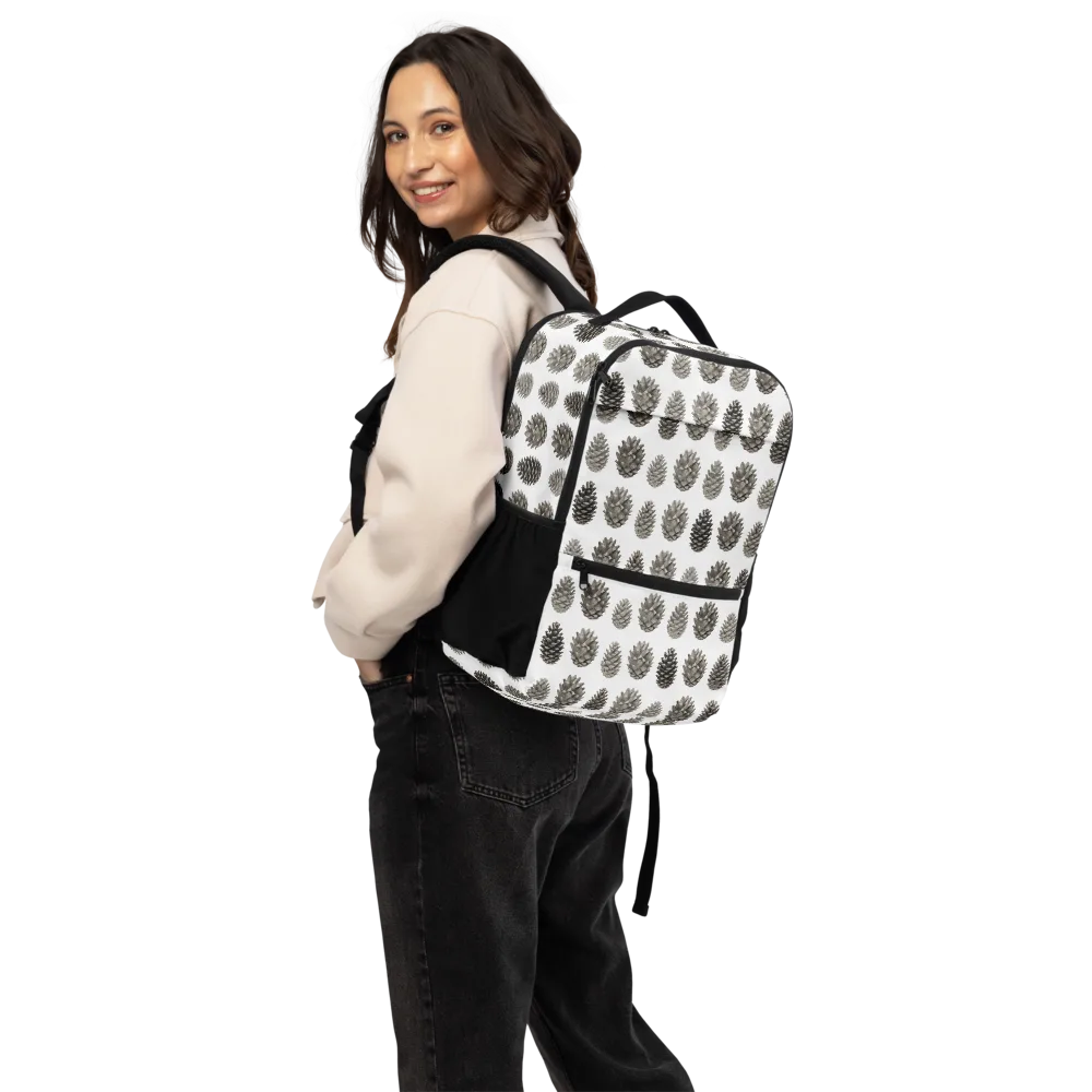 Winter Cone on Utility Backpack — Back
