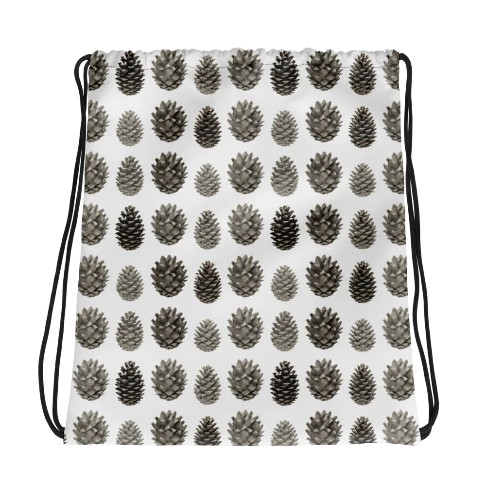 Winter Cone on Drawstring Bag — Photo