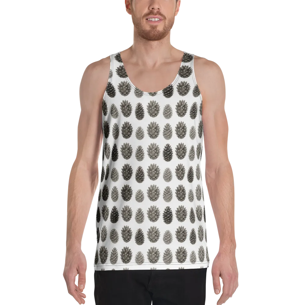 Winter Cone on Men's Tank Top — Front