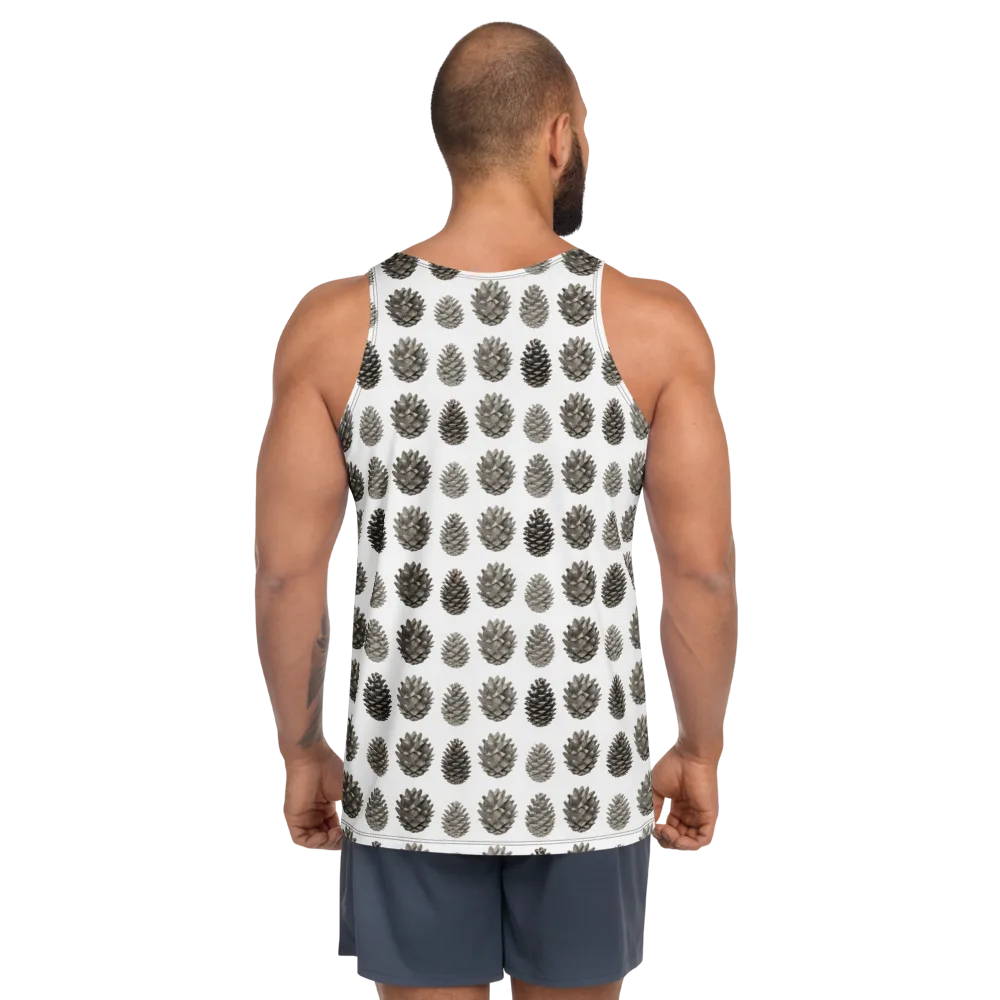 Winter Cone on Men's Tank Top — Back
