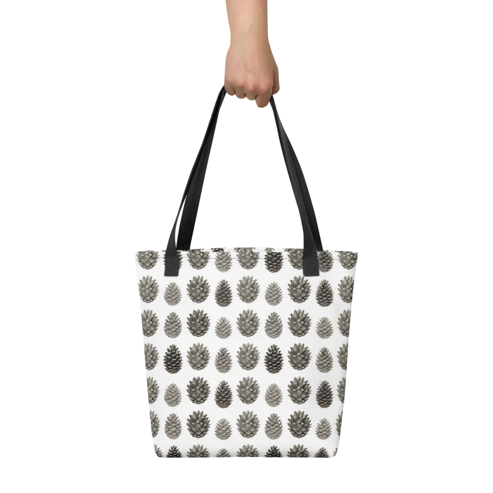 Winter Cone on Tote Bag — Front