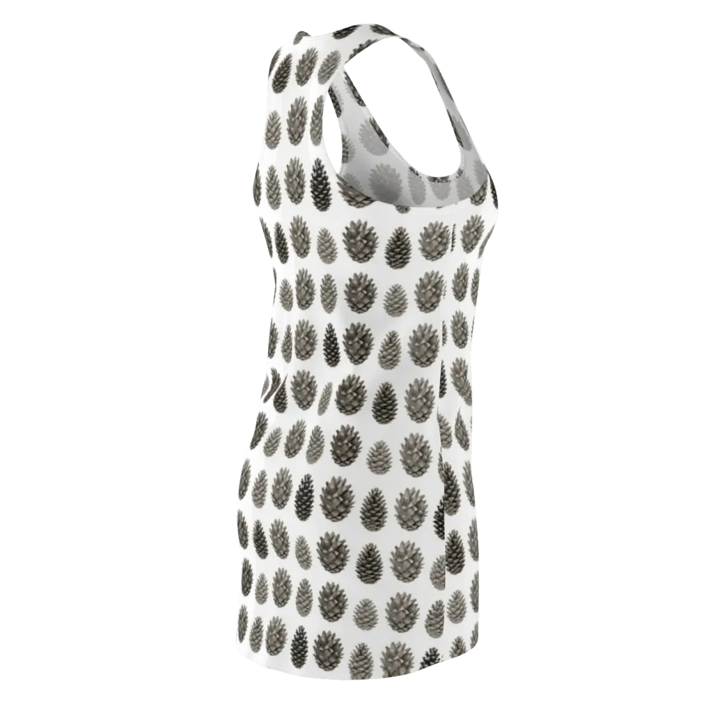 Winter Cone on Racerback Dress — Back Side