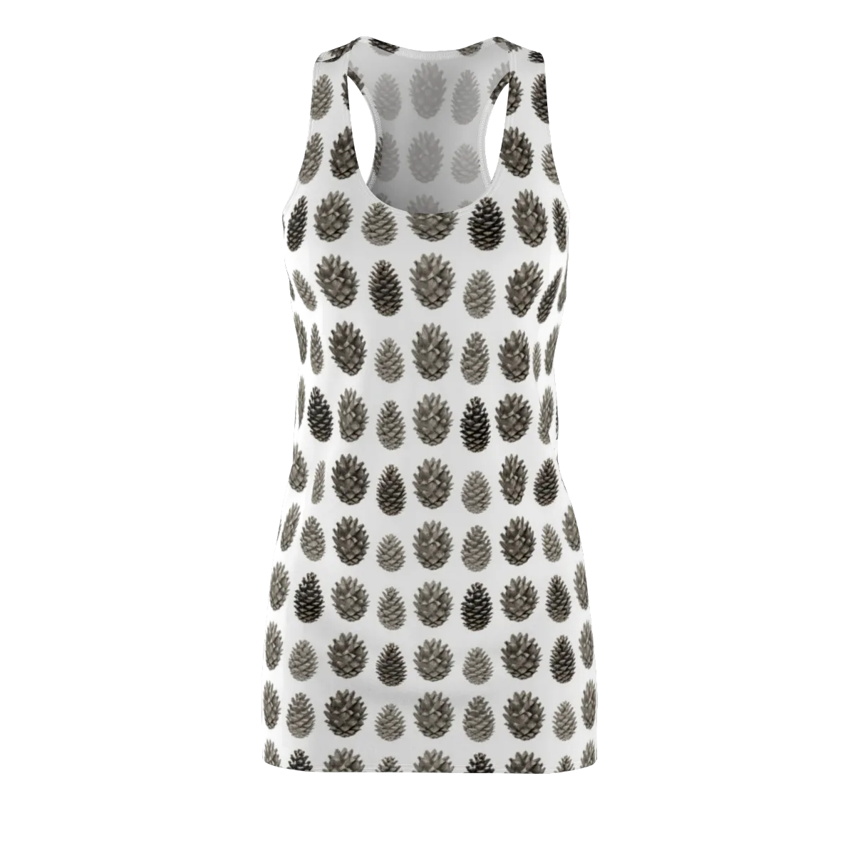 Winter Cone on Racerback Dress — Front