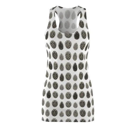 Winter Cone on a Racerback Dress
