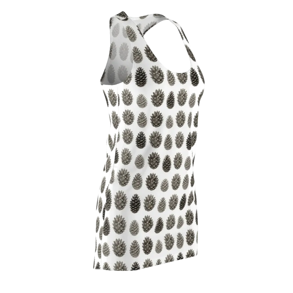 Winter Cone on Racerback Dress — Front Side