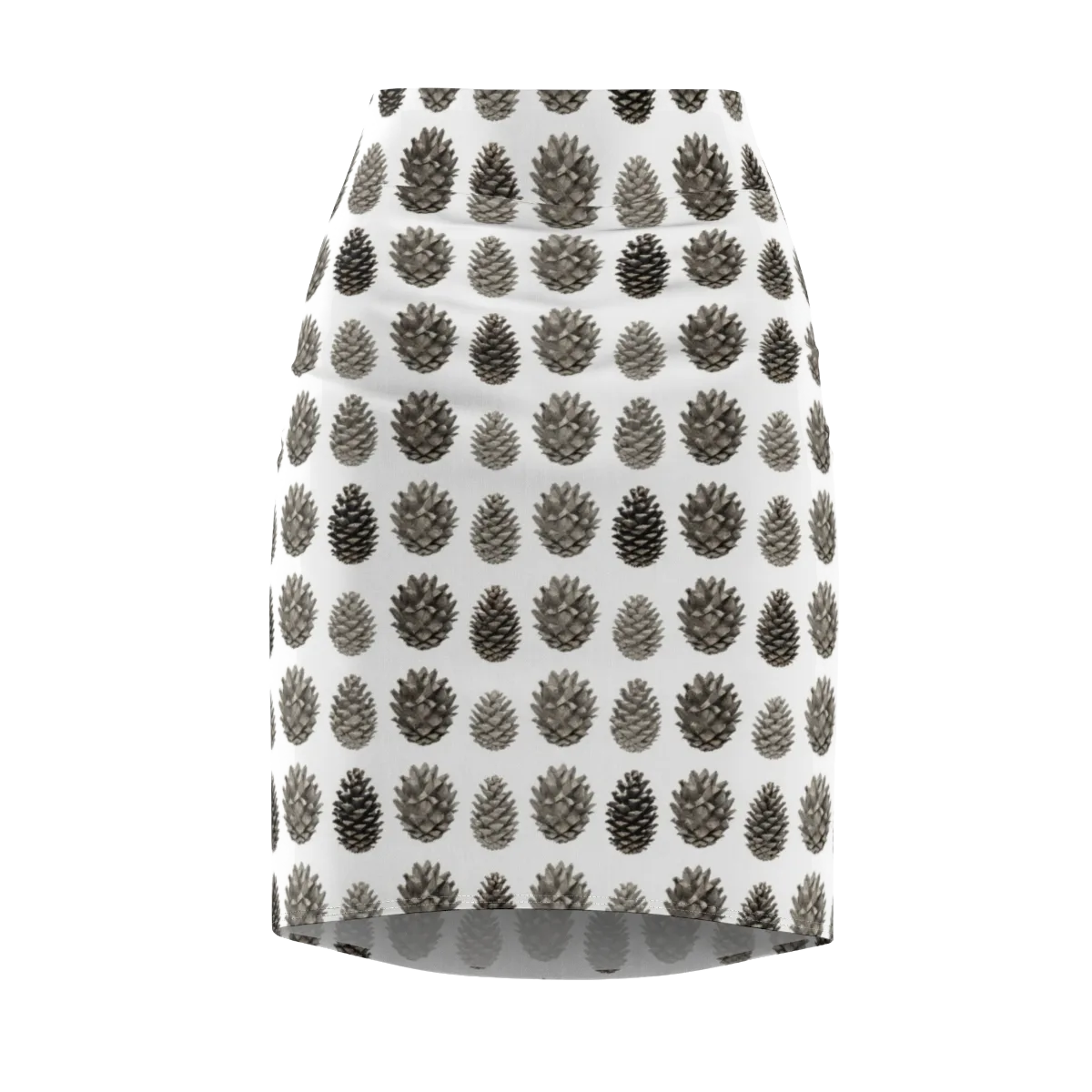 Winter Cone on Pencil Skirt — Front