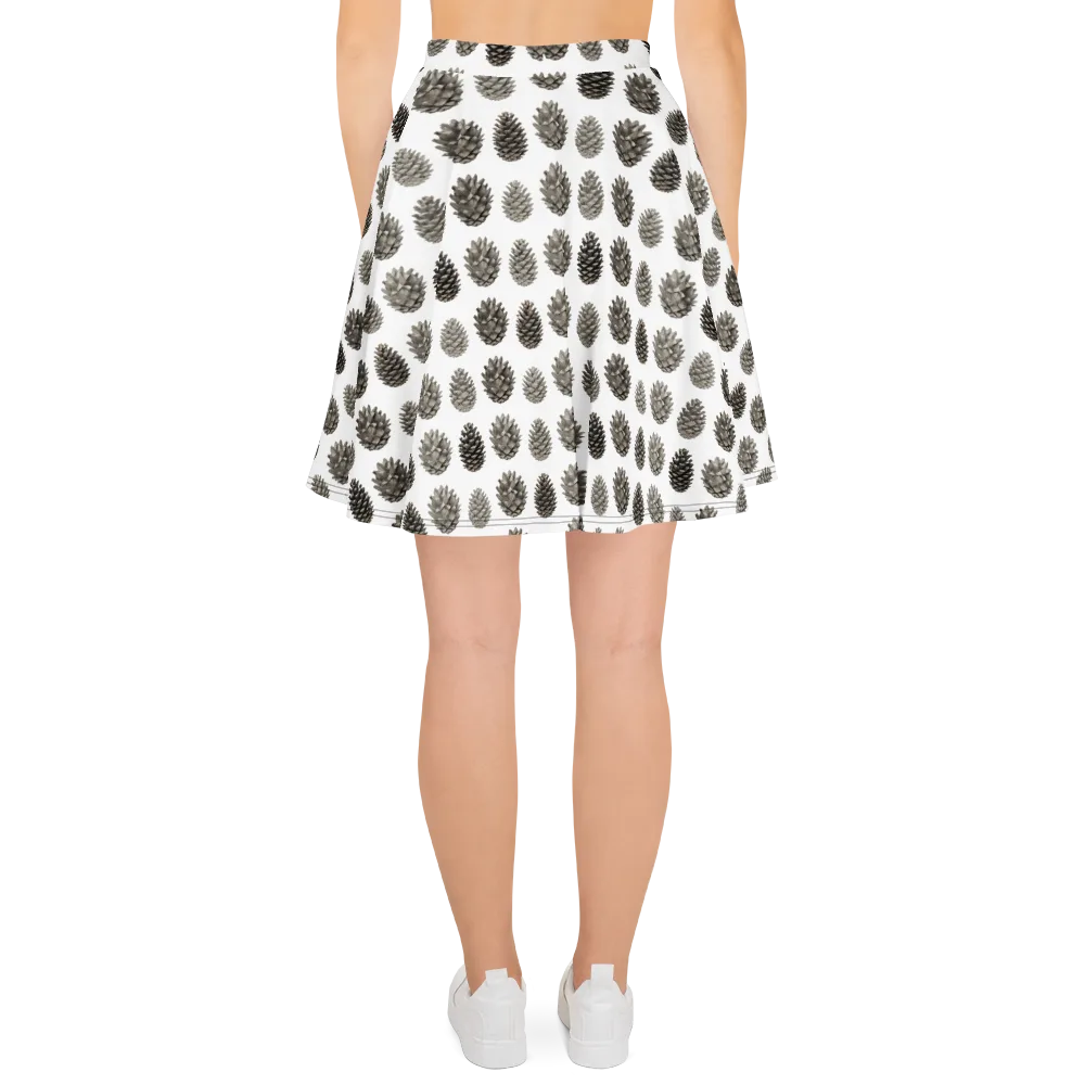 Winter Cone on Skater Skirt — Back