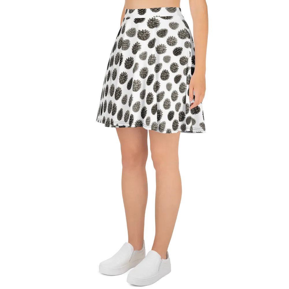 Winter Cone on Skater Skirt — Left
