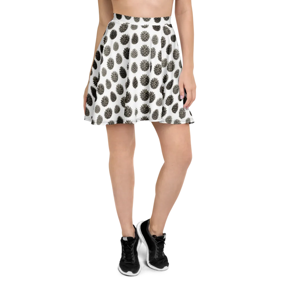 Winter Cone on Skater Skirt — Front