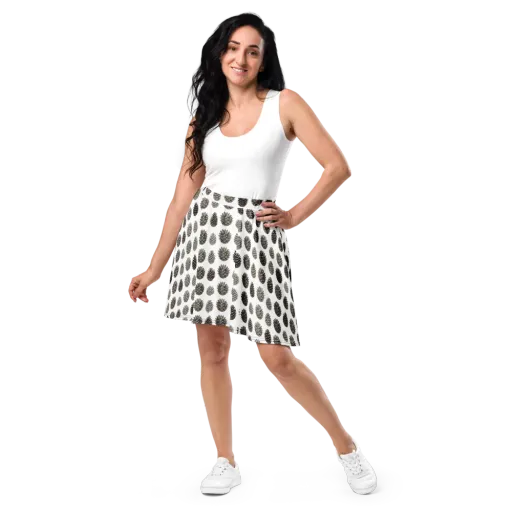 Winter Cone on a Skater Skirt