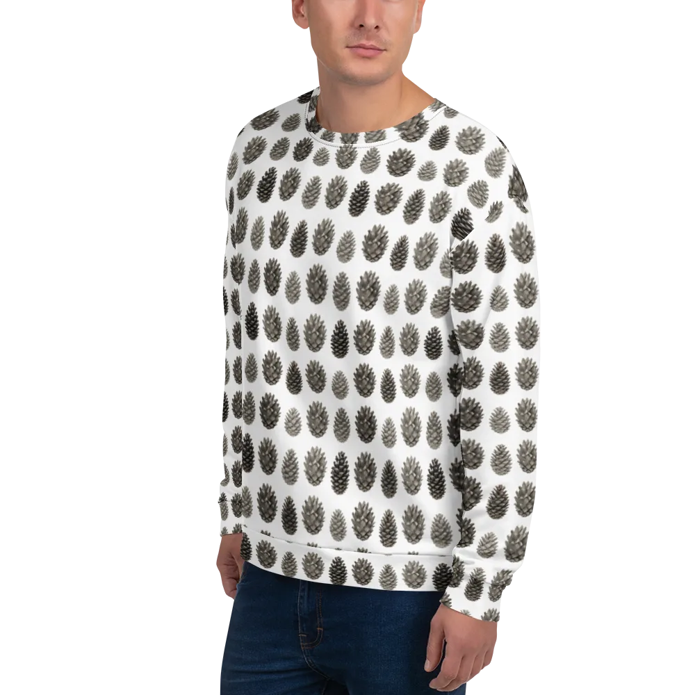 Winter Cone on Sweatshirt — Left Front
