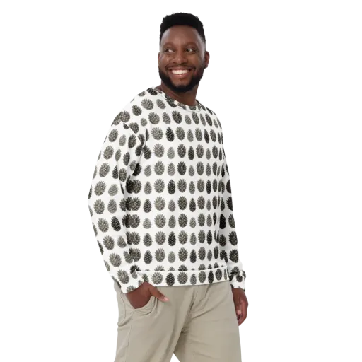 Winter Cone on a Sweatshirt