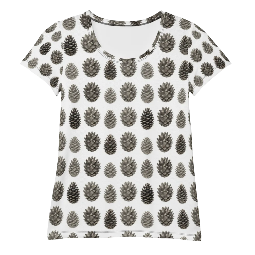 Winter Cone on Women's Athletic T-Shirt — Front