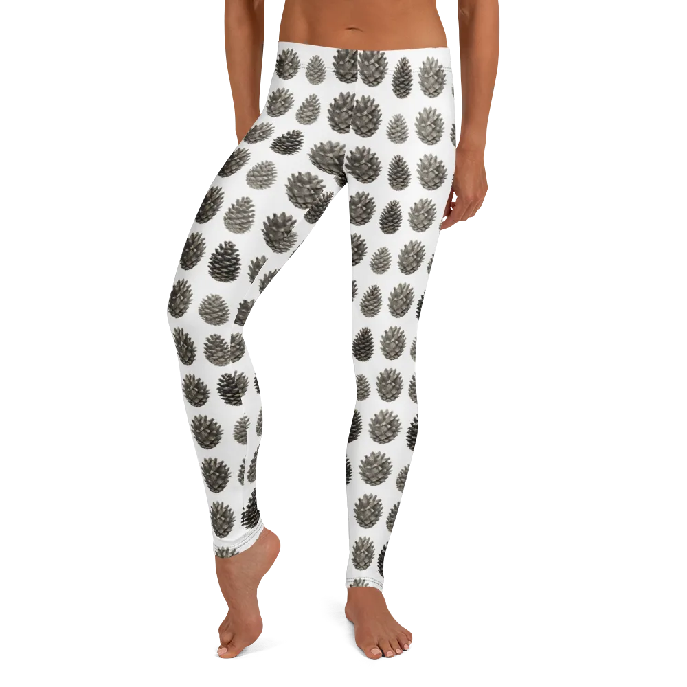 Winter Cone on Leggings — Front