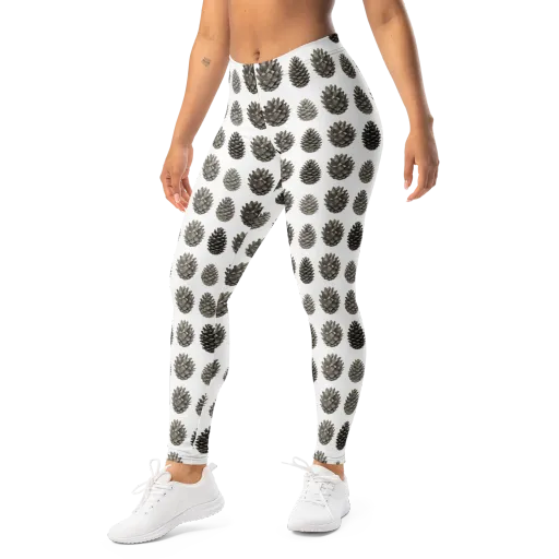 Winter Cone on a Leggings