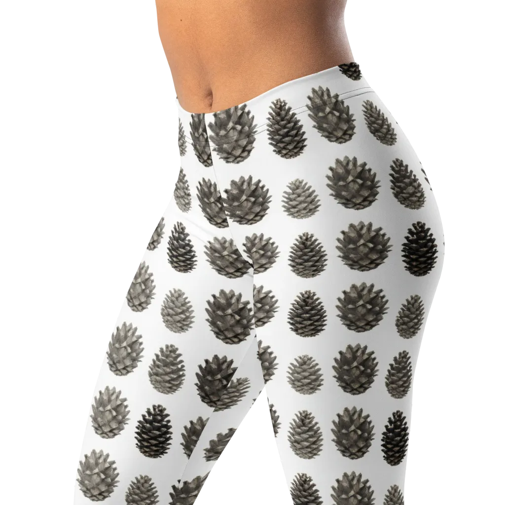 Winter Cone on Leggings — Left Front