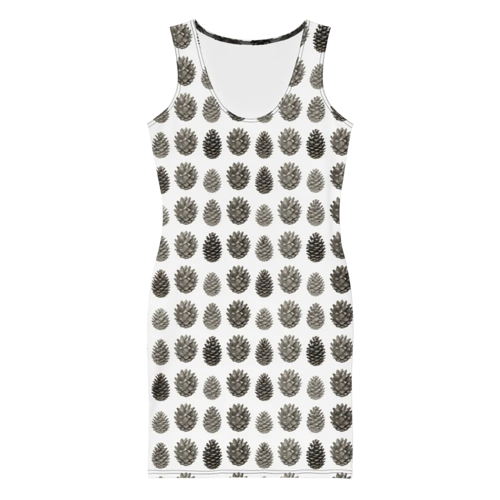 Winter Cone on Bodycon Dress — Front