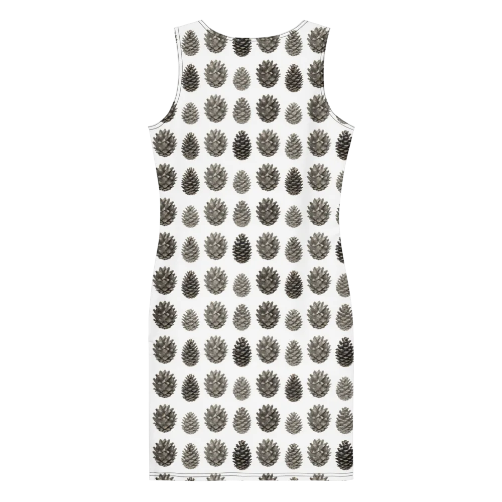 Winter Cone on Bodycon Dress — Back
