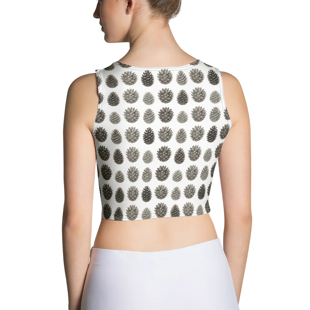 Winter Cone on Crop Top — Back