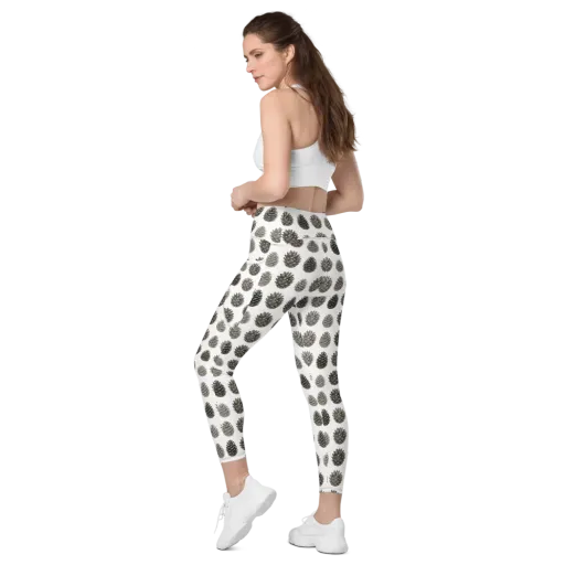 Winter Cone on a Leggings with Pockets